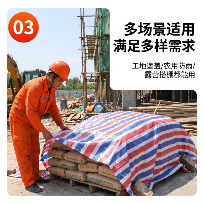 户外遮盖彩条布每平方米多少钱